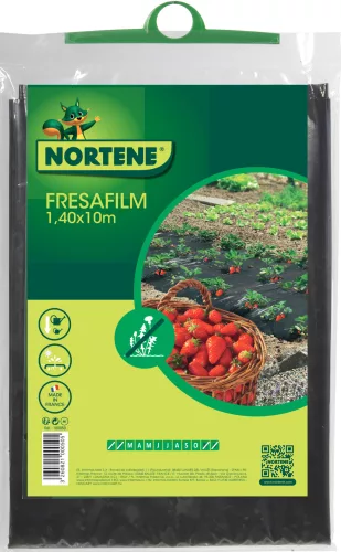 FRESAFILM LDPE talajtakaró fólia eperhez - fekete 1,4 x 10 m