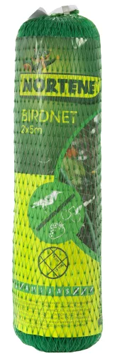 BIRDNET HDPE extrudált madárháló, rombusz szemformájú - zöld 2 x 5 m