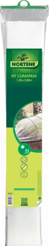 KIT CLIMAFILM fólia alagút tartozékokkal - színtelen 1,2 x 3,5 m