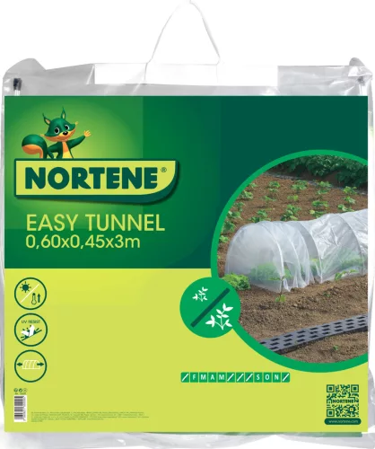 EASY TUNNEL fólia alagút - színtelen 60cm x 45cm x 3 m