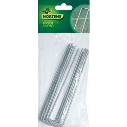   FIXSOL galvanizált fém leszúró cölöp - galvanizált 17 x 3,5 cm