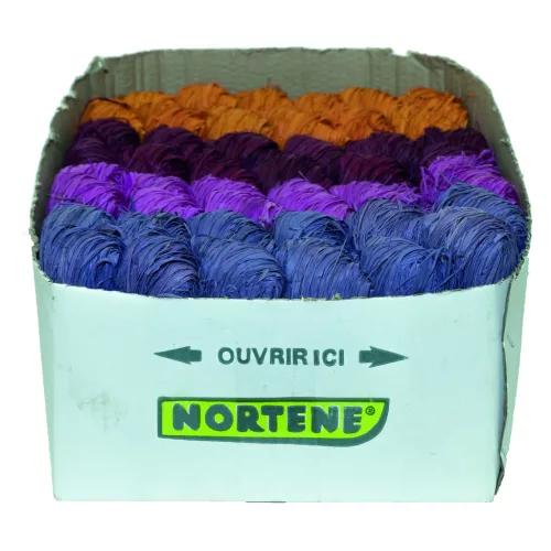 RAPHIA raffia kötöző - levendula, rózsaszín, narancssárga, bordó -