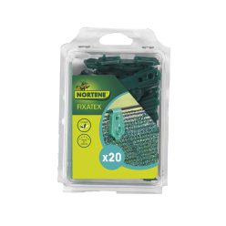   FIXATEX szögletes rögzítő kapocs szőtt árnyékoló hálóhoz - zöld 2 x 2,5 cm