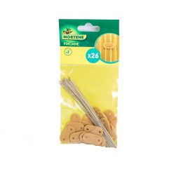   FIXCANE rögzítő műanyag nádfonat rögzítéséhez - bambusz clips:1,5x3cm
drót: 14,5 cm