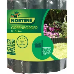 GREENBORDER 15 gyepszegély - zöld 15 cm x 9 m