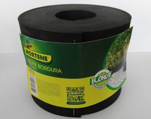 SELFIX BORDURA  gumi ágyásszegély - fekete 13 cm x 5 m