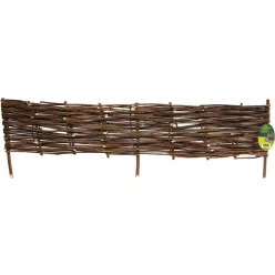   WILBORDER természetes fonott szegély - fűz szegély: 0,18 x 1 m
láb: 12 cm