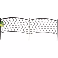   CLASSIC METAL BORDER fém ágyásszegély - barna 40 cm x 1 m