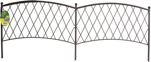 CLASSIC METAL BORDER fém ágyásszegély - barna 40 cm x 1 m