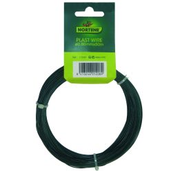   PLAST WIRE műanyag bevonatos galvanizált dróthuzal - zöld 0,6/0,8 mm x 50 m