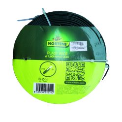   PLAST WIRE műanyag bevonatos galvanizált dróthuzal - zöld 1,1/1,6 mm x 100 m