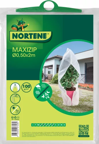 MAXI ZIP cipzáros átteleltető növénytakaró  - fehér Ø 0,5 x 2 m