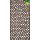 MOSAIC  PP panel - barna 1 x 2 m