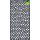 MOSAIC  PP panel - szürke 1 x 2 m
