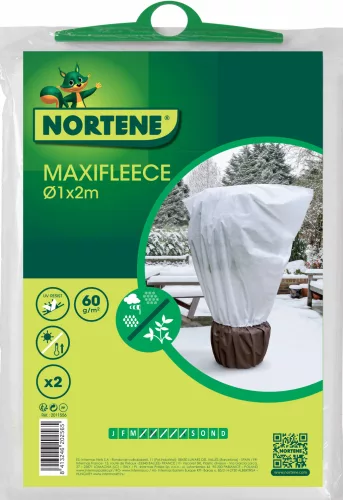 MAXIFLEECE átteleltető növénytakaró - fehér- barna Ø 1 x 2 m