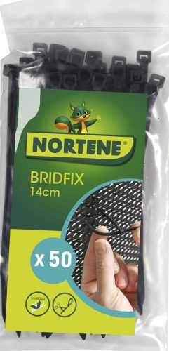 BRIDFIX gyorskötöző - fekete 14 cm