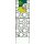 DECORATION PANEL fém panel  - barna 0,6 x 1,5 m