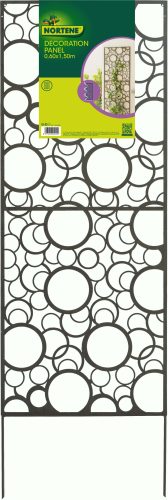 DECORATION PANEL fém panel  - barna 0,6 x 1,5 m
