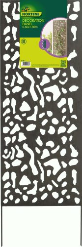 DECORATION PANEL fém panel  - barna 0,6 x 1,5 m