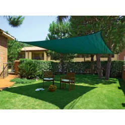 SUNNET KIT POLYESTER ■ napvitorla - zöld 3,6 x 3,6 m