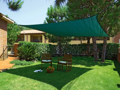 SUNNET KIT POLYESTER ■ napvitorla - zöld 3,6 x 3,6 m