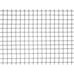 SQUARE műanyag kertirács - ezüst 0,5 x 5 m