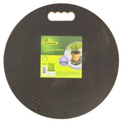   FLORA ROLL STRONG fa gurulós növényalátét - fekete- barna  Ø 40 cm