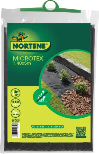 MICROTEX PE talajtakaró - fekete 1,4 x 5 m