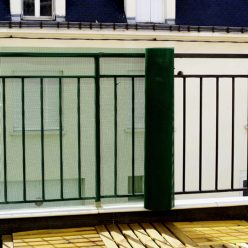 CUADRANET műanyag kertirács (K-100/10) - fekete 1 x 25 m