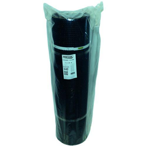 CUADRANET műanyag kertirács 
(K-100/10) - fekete 1 x 25 m