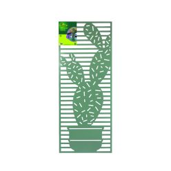   DECO PANEL CACTUS  fém panel - zöld  panel: 0,6 x 1,5 m
plussz láb: 0,3 m