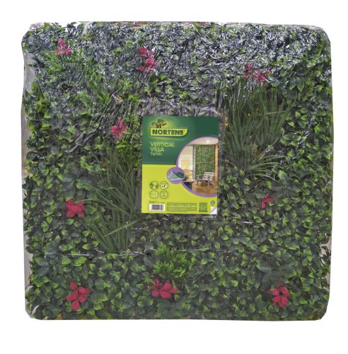 VERTICAL VILLA  zöldfal Bougainvillea virággal - zöld-pink 1 x 1 m