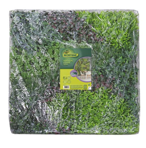 VERTICAL COSTA zöldfal vegyes levelekkel - többszínű 1 x 1 m