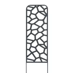   STONE TRELLIS fém növényfuttató  - fekete panel: 33 x m.98 cmláb: 22 cm