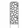 STONE TRELLIS fém növényfuttató  - fekete panel: 33 x m.98 cmláb: 22 cm