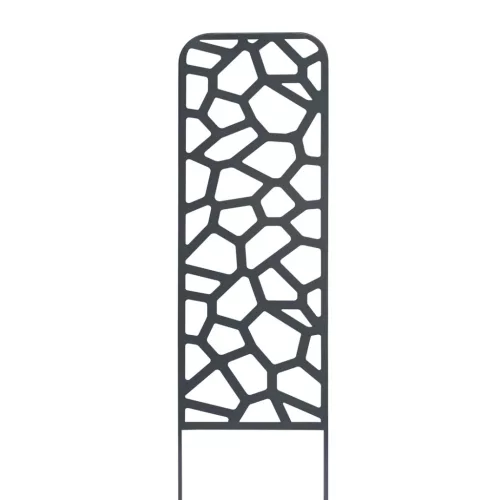 STONE TRELLIS fém növényfuttató  - fekete panel: 33 x m.98 cmláb: 22 cm