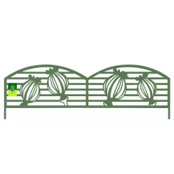   PUPPY BORDER fém ágyásszegély - olivazöld szegély: 0,4 x 1 m
láb: 14 cm