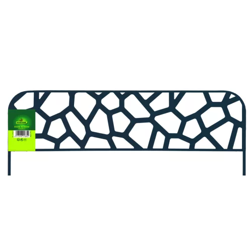 STONE BORDER fém ágyásszegély - fekete szegély: 0,4 x 1 m
láb: 14 cm