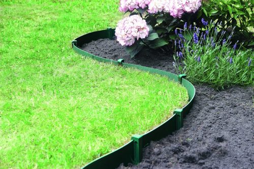 ETIK BORDURA műanyag ágyásszegély - zöld  15 cm x 10 m