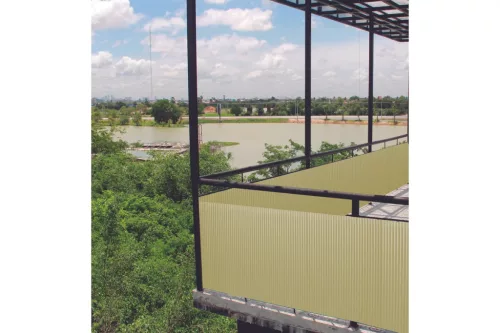 LITECANE ovális profilú műanyag nád, PVC - bambusz 1 x 3 m