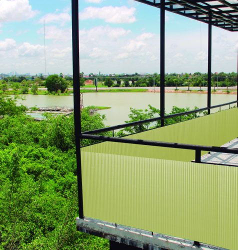 LITECANE ovális profilú műanyag nád, PVC - bambusz 2 x 3 m