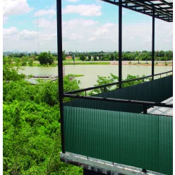   LITECANE ovális profilú műanyag nád, PVC - zöld 1,5 x 3 m