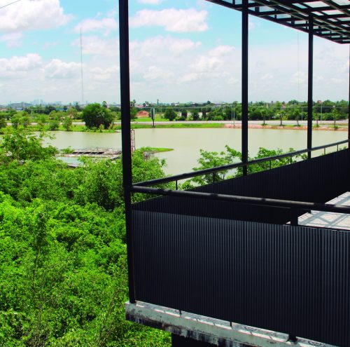 LITECANE ovális profilú műanyag nád, PVC - szürke 1,5 x 3 m