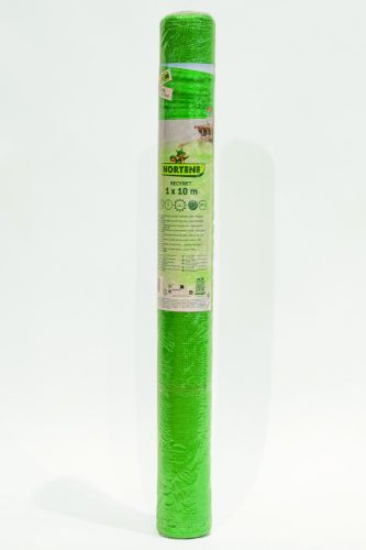 RECYNET - szőtt árnyékoló háló gomblyukakkal  - sötétzöld 1 x 10 m