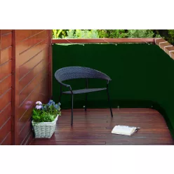   BALCONY EASY szőtt háló korlátra fém fűzőlyukakkal - zöld 0,9 x 5 m