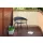 BALCONY EASY szőtt háló korlátra fém fűzőlyukakkal - homok 0,9 x 5 m