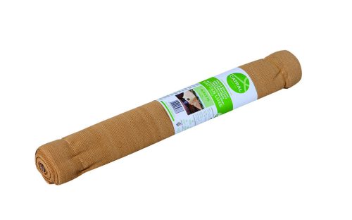 BALCONY EASY szőtt háló korlátra fém fűzőlyukakkal - homok 0,9 x 5 m