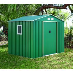   METALSHED MALLORCA kerti fém tároló ház  - zöld 2,78 x 2,12 x 1,94 m