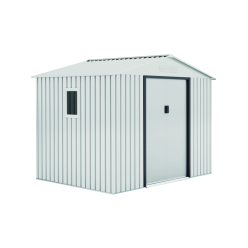   METALSHED MALLORCA kerti fém tároló ház  - fehér 2,78 x 2,12 x 1,94 m
