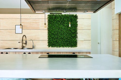 VERTICAL BUXUS zöldfal buxus levelekkel - zöld 1 x 1 m
